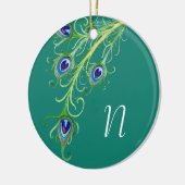 Décoration En Céramique Style Art Déco Nouveau Peacock Feathryl (Gauche)