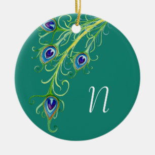 Décoration En Céramique Style Art Déco Nouveau Peacock Splendit