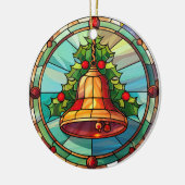 Décoration En Céramique Style cloche de Noël (Gauche)