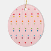 Décoration En Céramique Suckers Lollypop Candy Rainbow (Gauche)