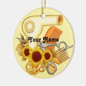 Décoration En Céramique Sunflowers Beautician (Gauche)