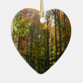 Décoration En Céramique Sunlit Fall Forest Paysage d'automne (Droite)