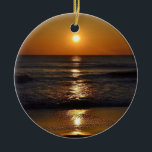 Décoration En Céramique Sunrise at the Beach by Shirley Taylor<br><div class="desc">Un ornement du lever du soleil. Cliquez sur le bouton personnaliser pour ajouter votre texte. Copyright © Shirley Taylor. Tous droits réservés.</div>