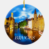 Décoration En Céramique Sunset à Bruges. Belgique (Dos)