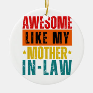 Décoration En Céramique Super Comme Ma belle-mère