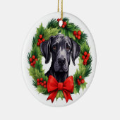 Décoration En Céramique Super Dane Christmas Wreath (Droite)