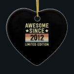 Décoration En Céramique Super depuis 2012 Anniversaire<br><div class="desc">1</div>