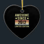 Décoration En Céramique Super depuis 2012 Anniversaire<br><div class="desc">1</div>