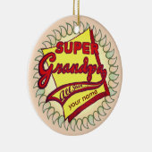 Décoration En Céramique Super Papi  (Droite)