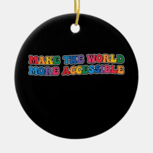 Décoration En Céramique Super Rendre le monde plus accessible Rétro