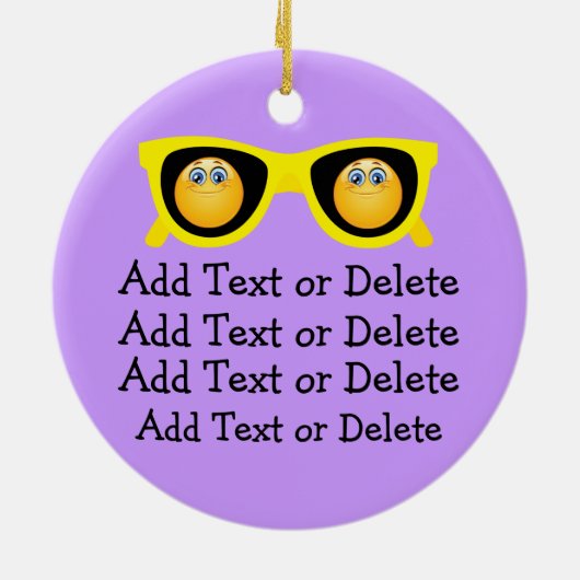 Décoration En Céramique Super Smile Happy Face - SRF (Dos)