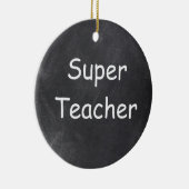 Décoration En Céramique Super Teacher Chalkboard (Droite)
