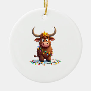 Décoration En Céramique Sur la liste des vilains et regretter rien Noël Hi