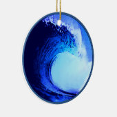 Décoration En Céramique surf cool bleu vague (Droite)