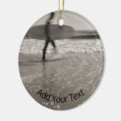 Décoration En Céramique Surfer par Shirley Taylor (Gauche)