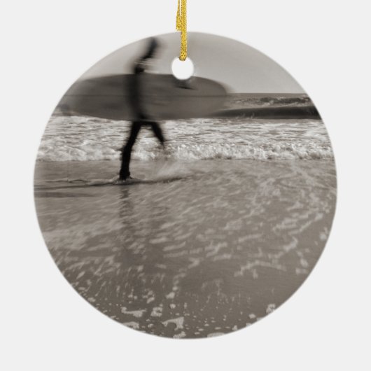 Décoration En Céramique Surfer par Shirley Taylor (Dos)