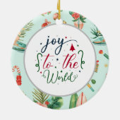 Décoration En Céramique Surfing Christmas with Santa Claus surfer (Dos)