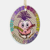 Décoration En Céramique Surprised Face (Droite)