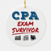 Décoration En Céramique Survivant de l'examen CPA (Dos)