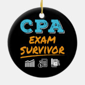 Décoration En Céramique Survivant de l'examen CPA (Dos)