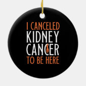 Décoration En Céramique Survivant du cancer du rein (Dos)