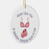 Décoration En Céramique Survivant du cancer du sein (Droite)