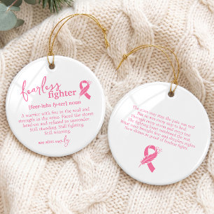 Décoration En Céramique Survivante du cancer du sein