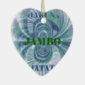 Décoration En Céramique Swaga Jambo Hakuna Matata Kenya Giraffe Safari Wo (Droite)