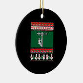 Décoration En Céramique Sweat de Noël Lineman Ugly (Droite)