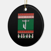 Décoration En Céramique Sweat de Noël Lineman Ugly (Gauche)