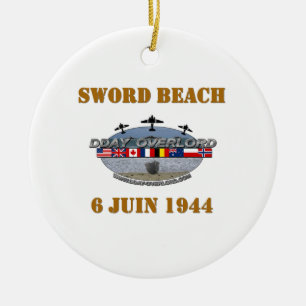 Décoration En Céramique Sword Beach 1944