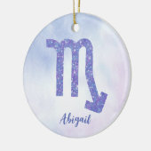 Décoration En Céramique SYMBOLE D'Astrologie Scorpio Cute Noël Personnalis (Gauche)