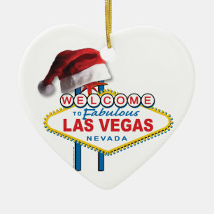 Décoration En Céramique SYMBOLE DE FÊTES DE Noël À Las Vegas