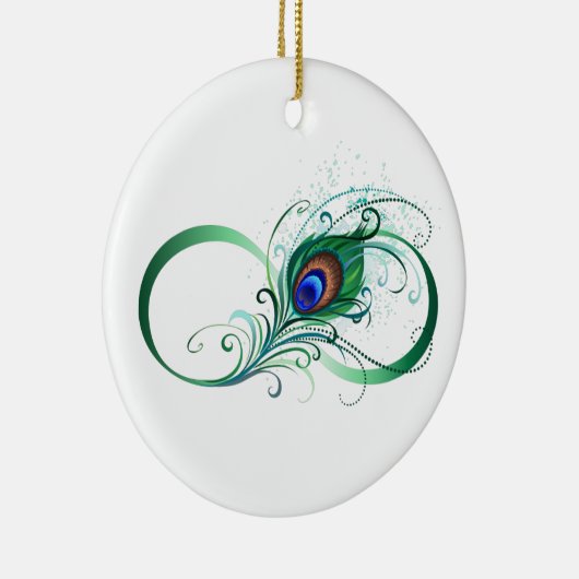 Décoration En Céramique Symbole de l'Infinity (Droite)