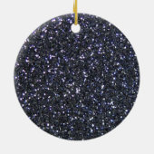 Décoration En Céramique Symbole de sensibilisation au ruban noir (Dos)