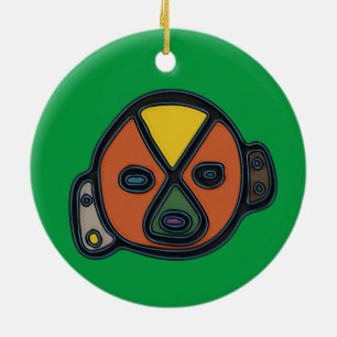 Décoration En Céramique Symbole de taïn