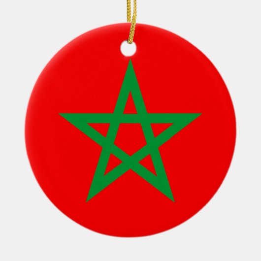 Décoration En Céramique symbole du pays du maroc (Devant)