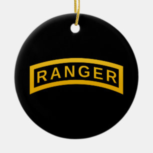 Décoration En Céramique Symbole militaire du RANGER de l'Armée - retour P