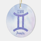 Décoration En Céramique Sympathique Gemini Astrologie Signe Personnalisé V (Gauche)
