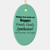 Décoration En Céramique Synthétiseur Me Rend Heureux (Droite)