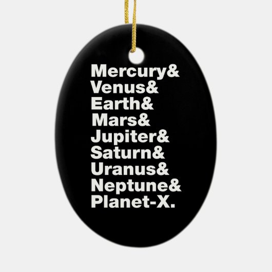 Décoration En Céramique Système solaire (Dos)