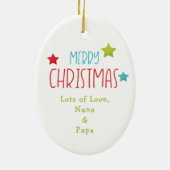 Décoration En Céramique T-Rex Vacances Lumières Enfants Noël (Dos)