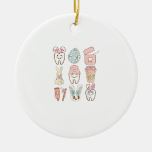 Décoration En Céramique T-Shir assistante dentaire de Pâques Dentiste Toot