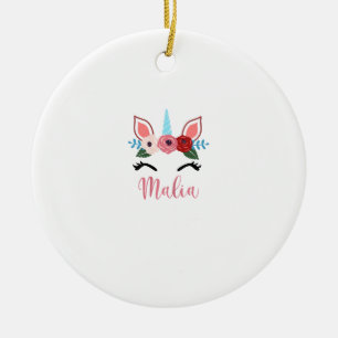 Décoration En Céramique T-Shir Licorne Florale Magique Malia Mignon Pour F