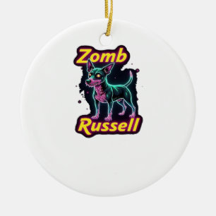 Décoration En Céramique T-shirt essentiel Jack Russell Terrier JRT Chien Z