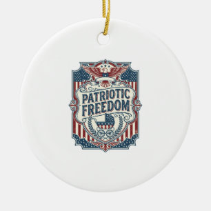 Décoration En Céramique T-shirt graphique vectoriel Baby Shower patriotiqu