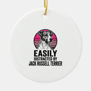 Décoration En Céramique T-shirt vintage Jack Russell Terrier facilement di