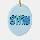 Décoration En Céramique T-shirt Wavy Swim (Droite)