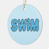 Décoration En Céramique T-shirt Wavy Swim (Gauche)