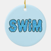 Décoration En Céramique T-shirt Wavy Swim (Dos)